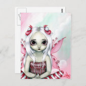 「ペパーミントかわいらし」ポストカード ポストカード (正面/裏面)