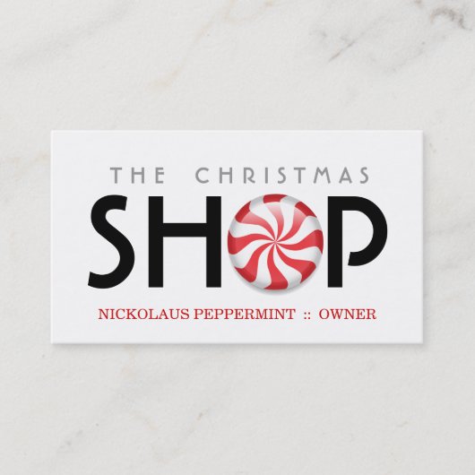 ペパーミントの名刺 名刺 (正面)