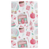 ペパーミントウォーターカラークリスマス抱き枕 スモールペーパーバッグ (裏面)