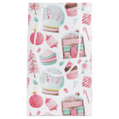 ペパーミントウォーターカラークリスマス抱き枕 スモールペーパーバッグ (正面)