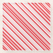 ペパーミントガラスコースター ガラスコースター (正面)