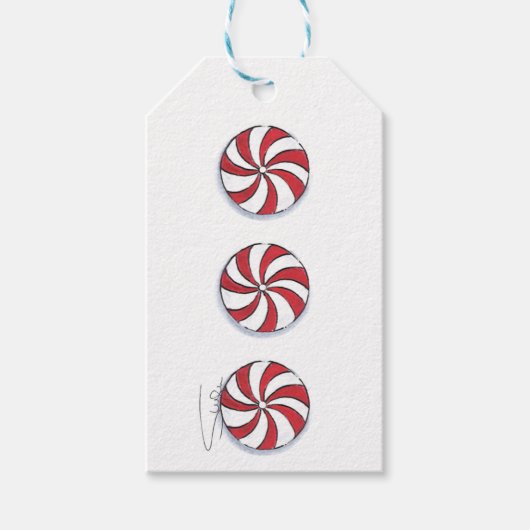 ペパーミントキス ギフトタグ (正面)