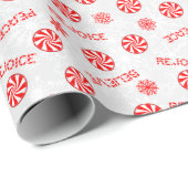 ペパーミントキャンディと感動的言葉 ラッピングペーパー (ロールコーナー)