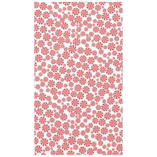 ペパーミントキャンディの背景 テーブルクロス (正面)