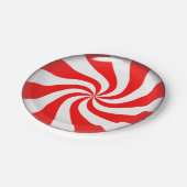 ペパーミントキャンディクリスマス ペーパープレート (アングル)