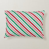 ペパーミントキャンディストライプー用杖の枕 アクセントクッション (裏面)