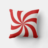 ペパーミントキャンディスワール枕 クッション (裏面)