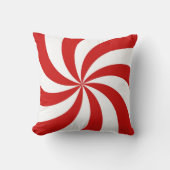 ペパーミントキャンディスワール枕 クッション (正面)