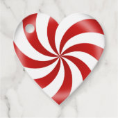 ペパーミントキャンディハート フェイバータグ (正面)