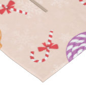 ペパーミントキャンディミンツクリスマスキャンディカン テーブルクロス (アングル)