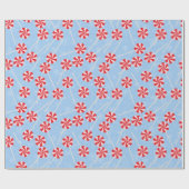 ペパーミントキャンディミンツクリスマス ラッピングペーパー (フラット)