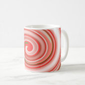 ペパーミントキャンディースワール コーヒーマグカップ (正面右)