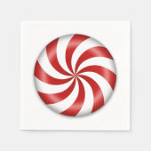 ペパーミントキャンディーペーパーナプキン スタンダードカクテルナプキン (正面)