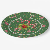 ペパーミントキャンディ紙プレート ペーパープレート (アングル)