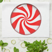 ペパーミントキャンディ キッチンタオル (折り畳み)