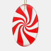 ペパーミントキャンディ セラミックオーナメント (左)