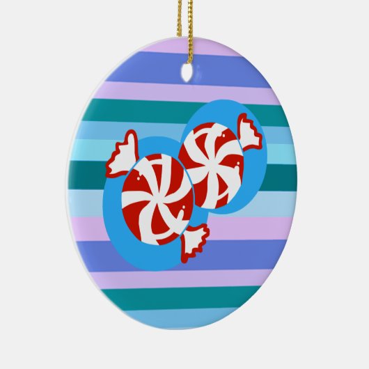 ペパーミントキャンディ セラミックオーナメント (右)