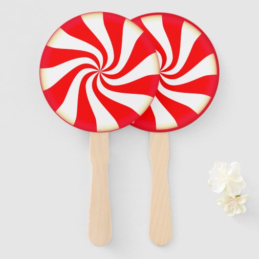 ペパーミントキャンディ ハンドファン (正面&裏面)