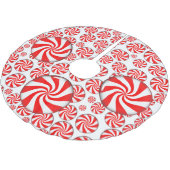 ペパーミントキャンディ ブラッシュドポリエステルツリースカート (アングル)