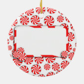 ペパーミントキャンディ(ラベル付) セラミックオーナメント (裏面)