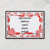 ペパーミントキャンディw/ラベル 名刺 (裏面)