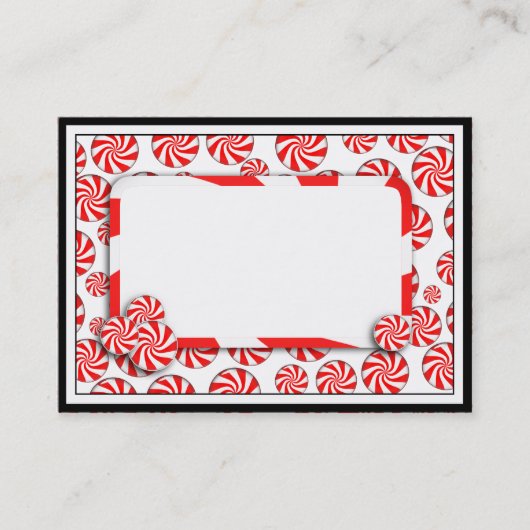 ペパーミントキャンディw/ラベル 名刺 (正面)