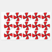 ペパーミントキュートキャンディークリップアートペパーミントクリップアート ラベル (シート)