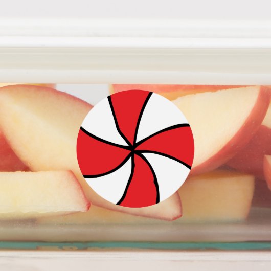 ペパーミントキュートキャンディークリップアートペパーミントクリップアート ラベル (貼付)