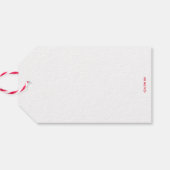 ペパーミントギフトラベル ギフトタグ (裏面横)