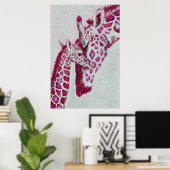 ペパーミントギラフ ポスター (ホームオフィス)