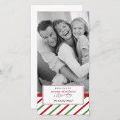 ペパーミントクリスマスカード シーズンカード (正面/裏面)