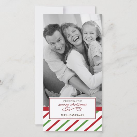 ペパーミントクリスマスカード シーズンカード (正面)