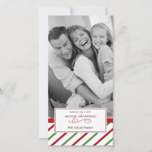 ペパーミントクリスマスカード シーズンカード