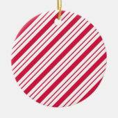 ペパーミントクリスマスキャンディオーナメント セラミックオーナメント (正面)