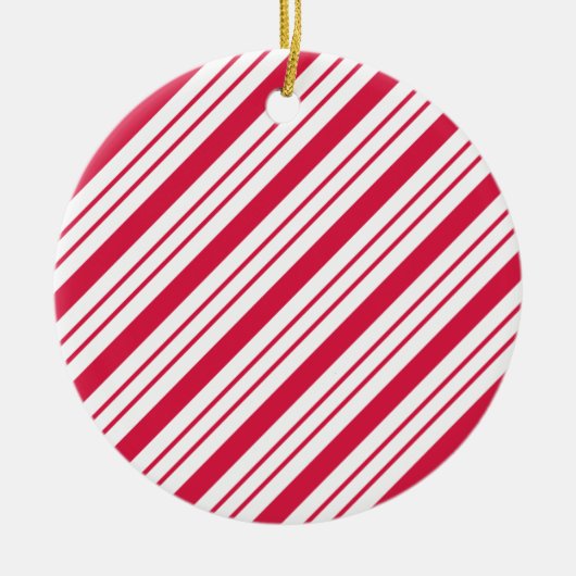 ペパーミントクリスマスキャンディオーナメント セラミックオーナメント (正面)