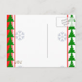 ペパーミントクリスマスフォトレディポストカード シーズンポストカード (裏面)