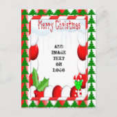 ペパーミントクリスマスフォトレディポストカード シーズンポストカード (正面)