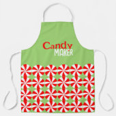 ペパーミントグリーン エプロン (正面)