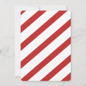 ペパーミントジンジャーブレッドツインズバースデーパーティー 招待状 (裏面)