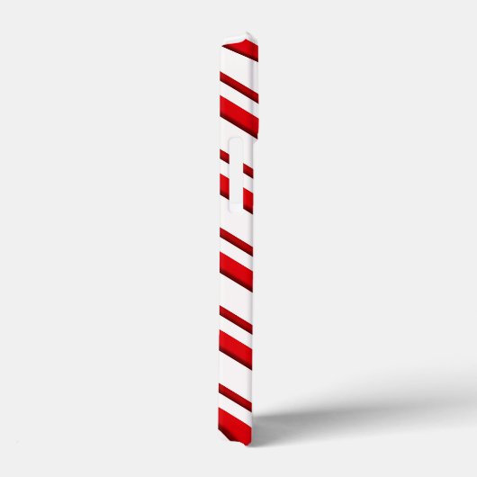 ペパーミントストライプキャンディ赤と白ー Case-Mate iPhoneケース (裏面 / 右)