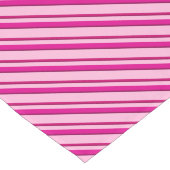 ペパーミントストライプピンクのキャンディーケーン ショートテーブルランナー (コーナー)