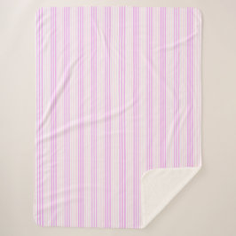 ペパーミントストライプ シェルパブランケット
