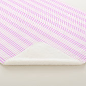 ペパーミントストライプ シェルパブランケット (3/4)