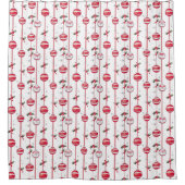 ペパーミントスパイスシャワーカーテン シャワーカーテン (正面)