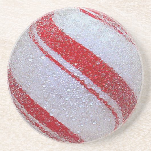 ペパーミントスワールコースター コースター (正面)