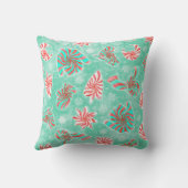 ペパーミントスワール冬 クッション (裏面)