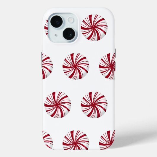 ペパーミントスワール Case-Mate iPhoneケース iPhone 15ケース (裏面)