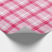 ペパーミントタータンチェック ラッピングペーパー (角)