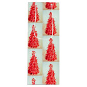 ペパーミントツリー（小、中、ワイン）抱き枕 ワインギフトバッグ (正面)