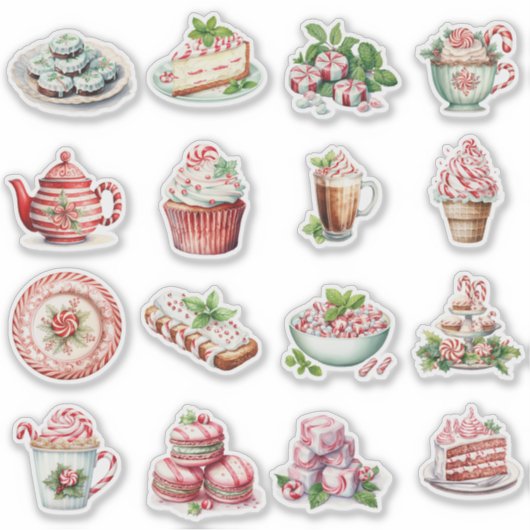 ペパーミントトリートレッドとグリーン シール (正面)